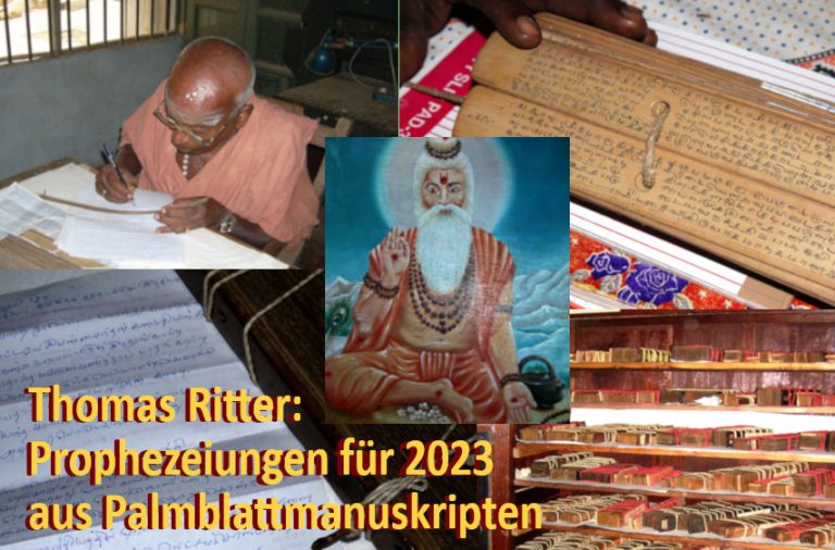 Thomas Ritter Prophezeiungen für 2023 aus Palmblatt­manuskripten